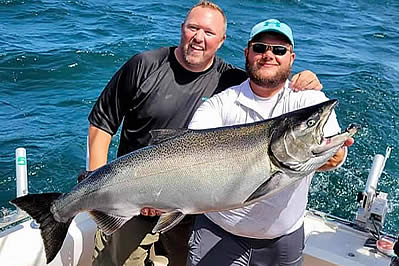 Lake Erie Salmon Fishing Charters